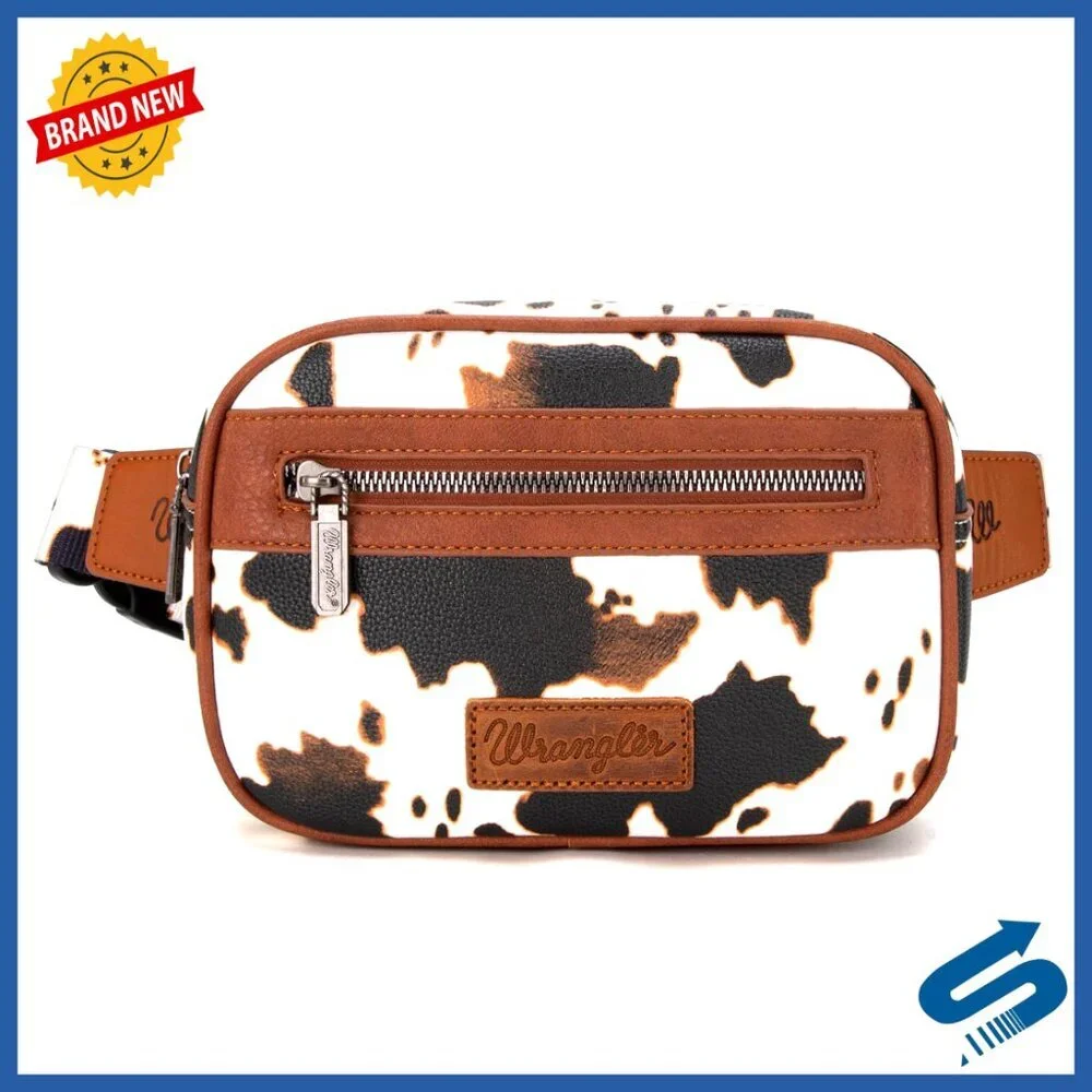 Adjustable Waist Pack Fanny Bag Crossbody Belt Bag 8.5x6x2.5in